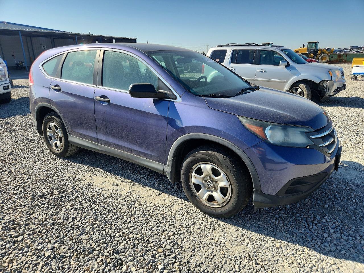 2013 Honda Cr-v Lx Blue vin: 5J6RM4H34DL015584
