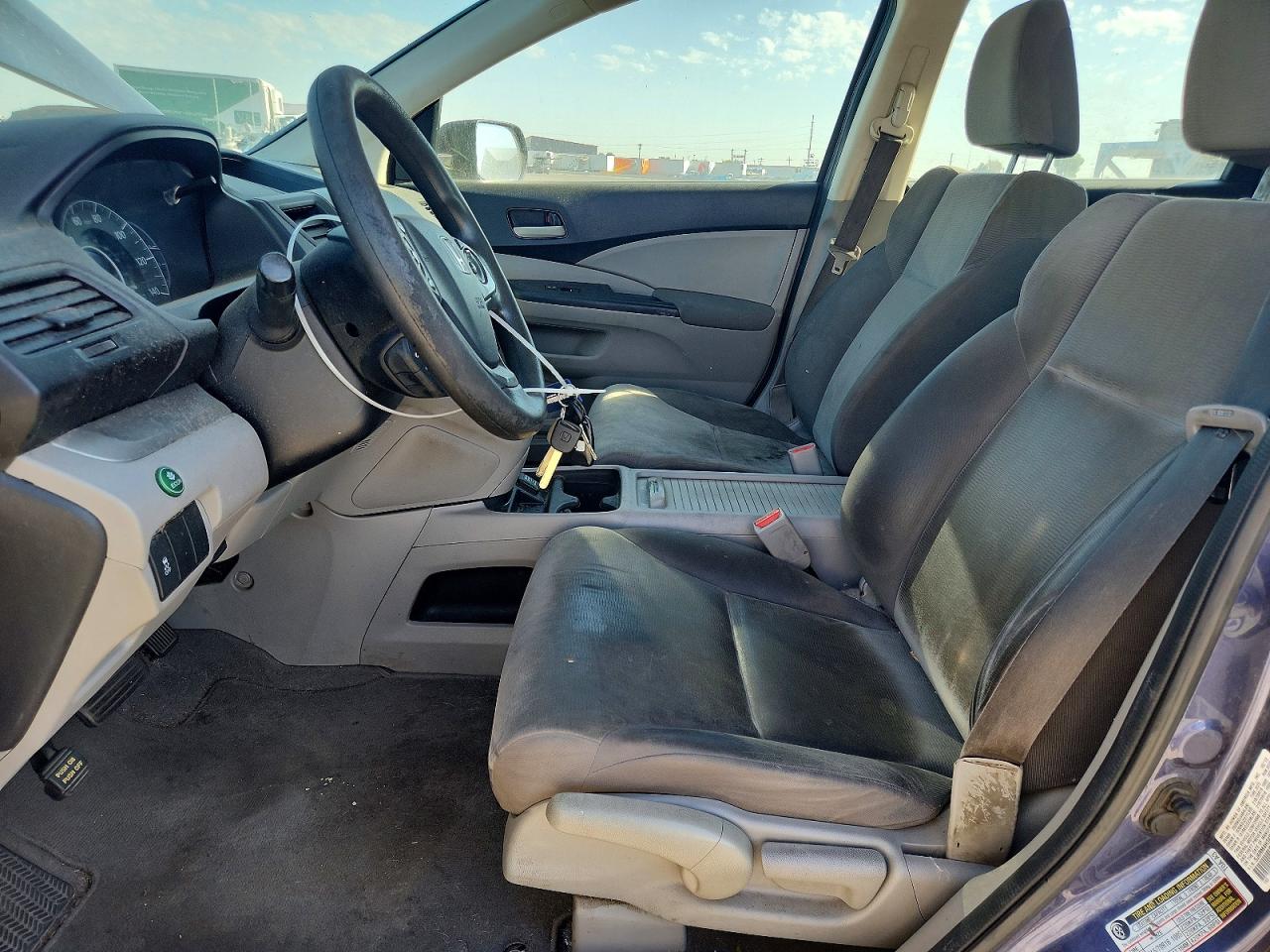 2013 Honda Cr-v Lx Blue vin: 5J6RM4H34DL015584