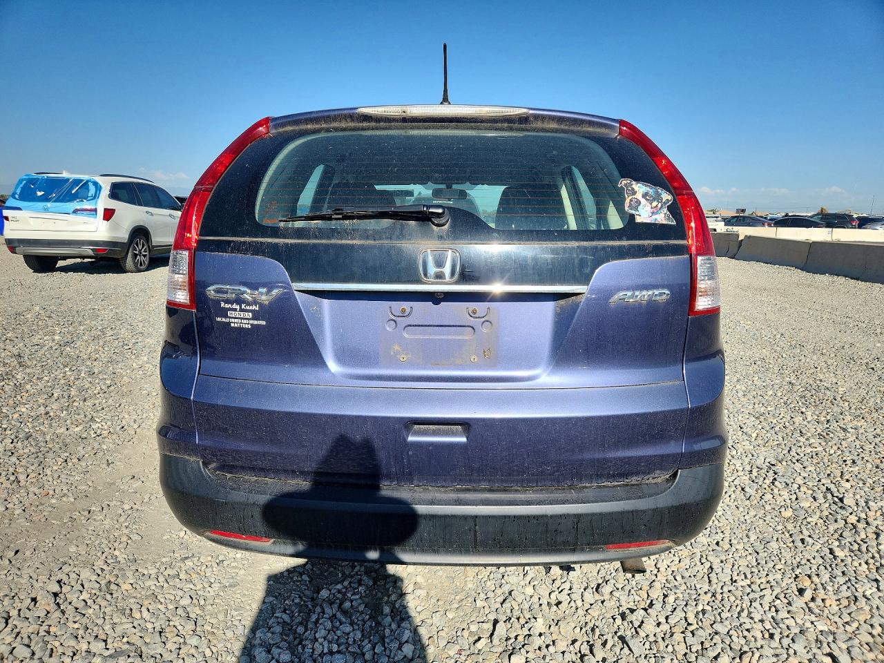 2013 Honda Cr-v Lx Blue vin: 5J6RM4H34DL015584