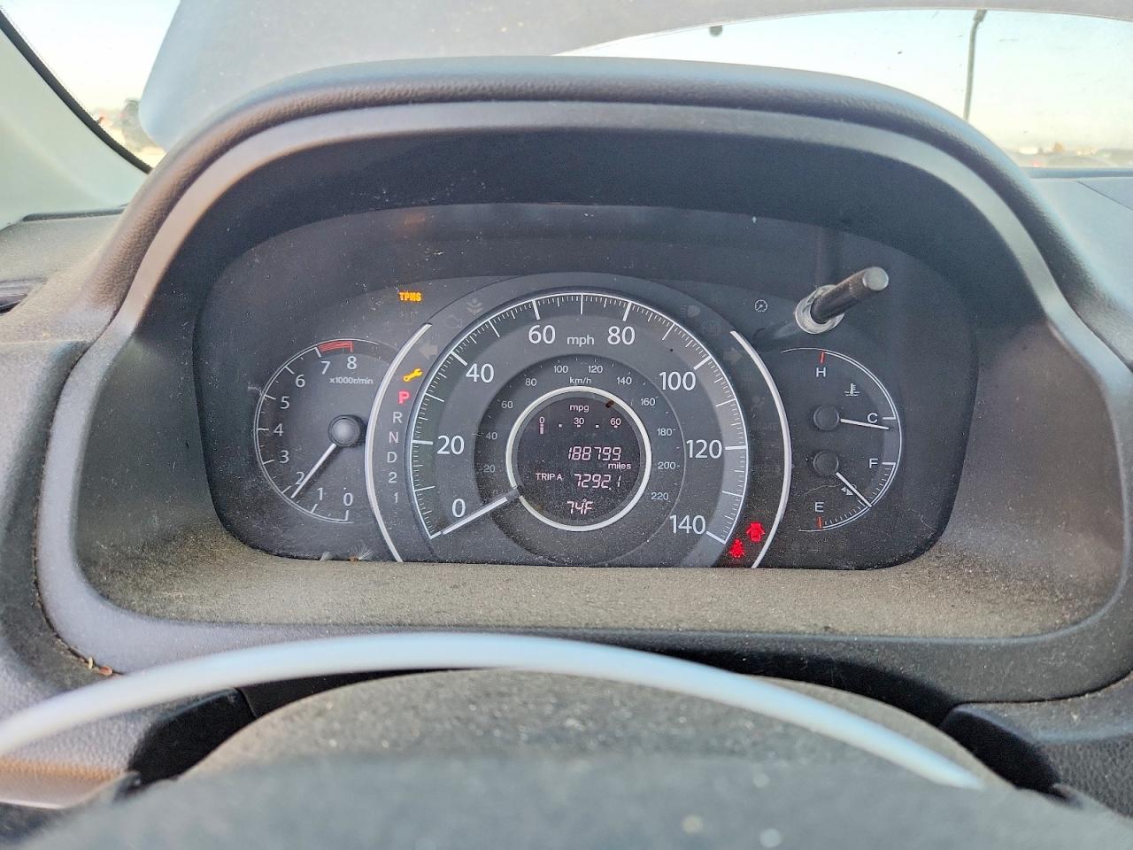 2013 Honda Cr-v Lx Blue vin: 5J6RM4H34DL015584