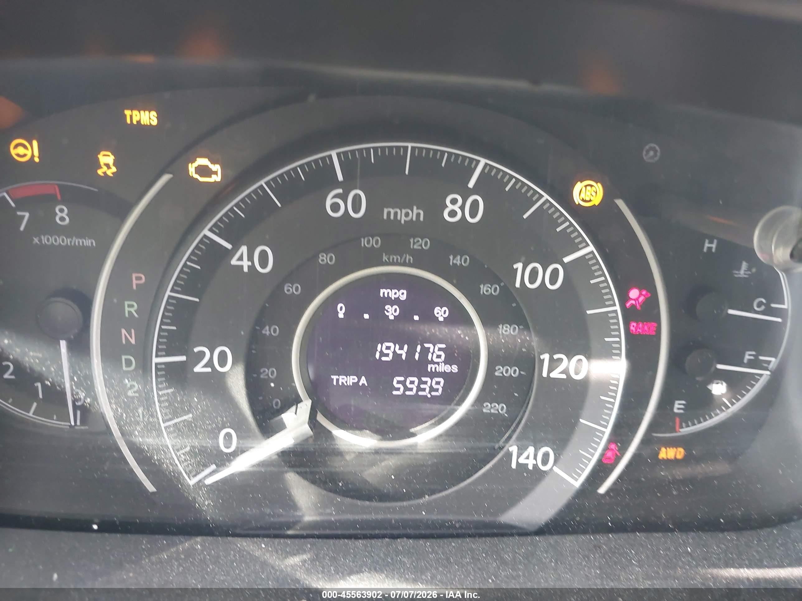 2013 Honda Cr-v Lx Бордовый vin: 5J6RM4H34DL028349