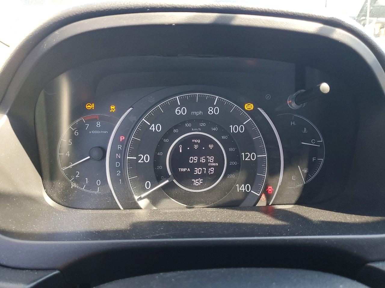 2013 Honda Cr-v Lx Brown vin: 5J6RM4H34DL033020