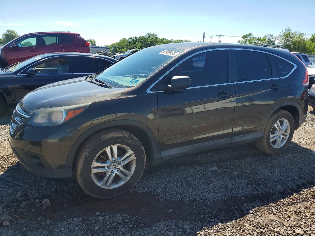 2013 Honda Cr-v Lx Brown vin: 5J6RM4H34DL033020