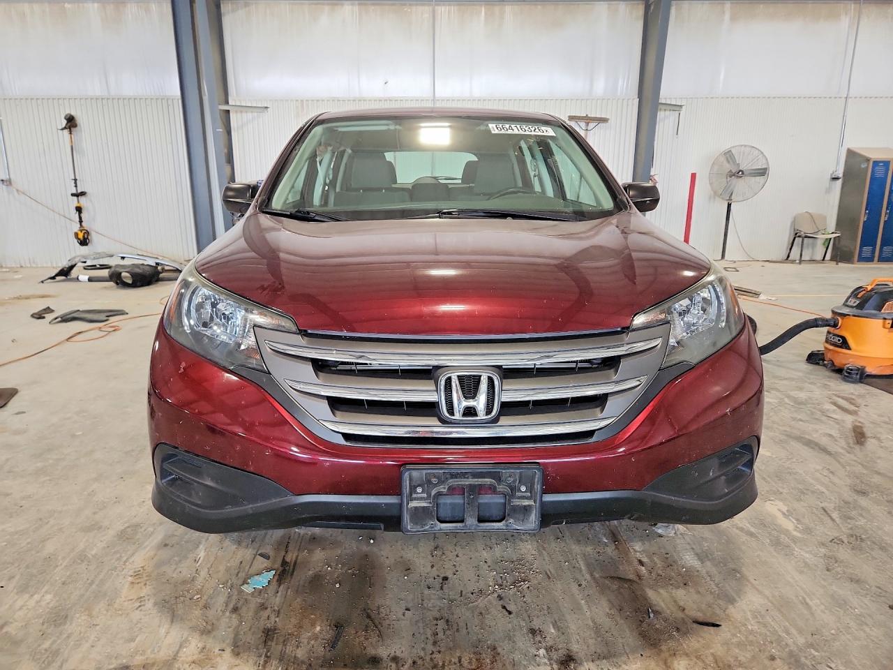 2013 Honda Cr-v Lx Burgundy vin: 5J6RM4H34DL058726