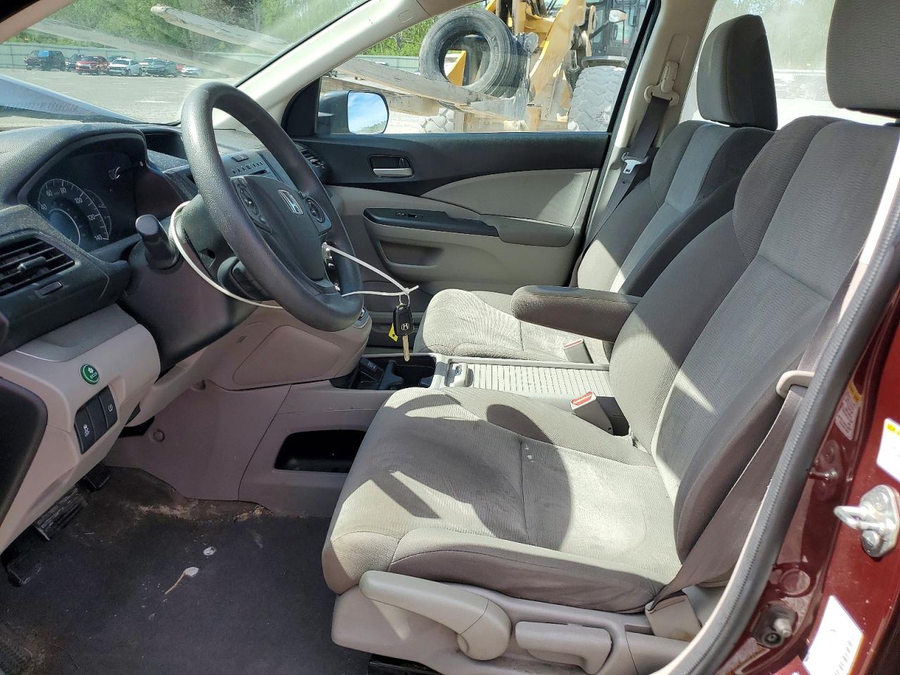 2014 Honda Cr-v Lx Maroon vin: 5J6RM4H34EL036386