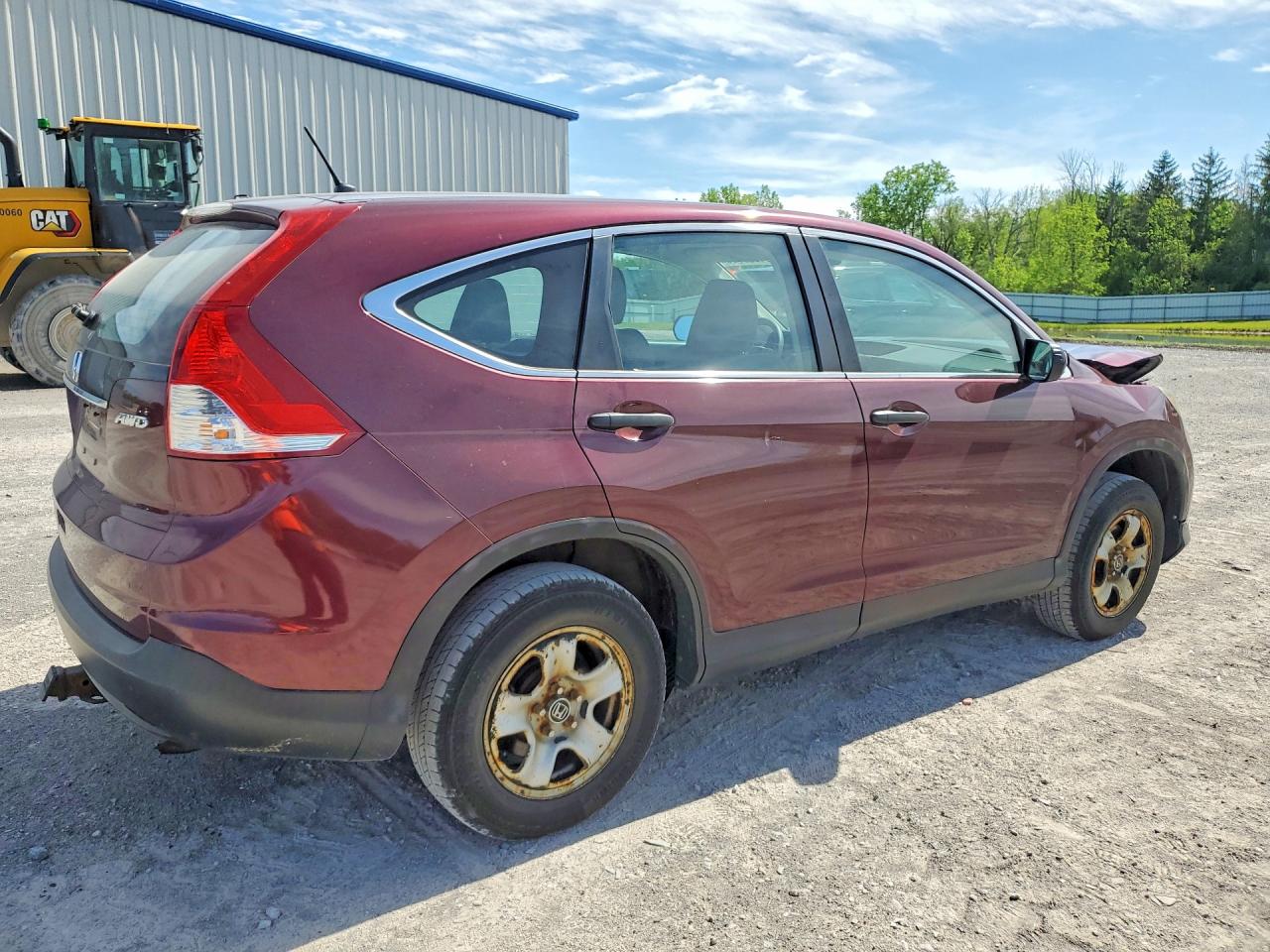 2014 Honda Cr-v Lx Maroon vin: 5J6RM4H34EL036386
