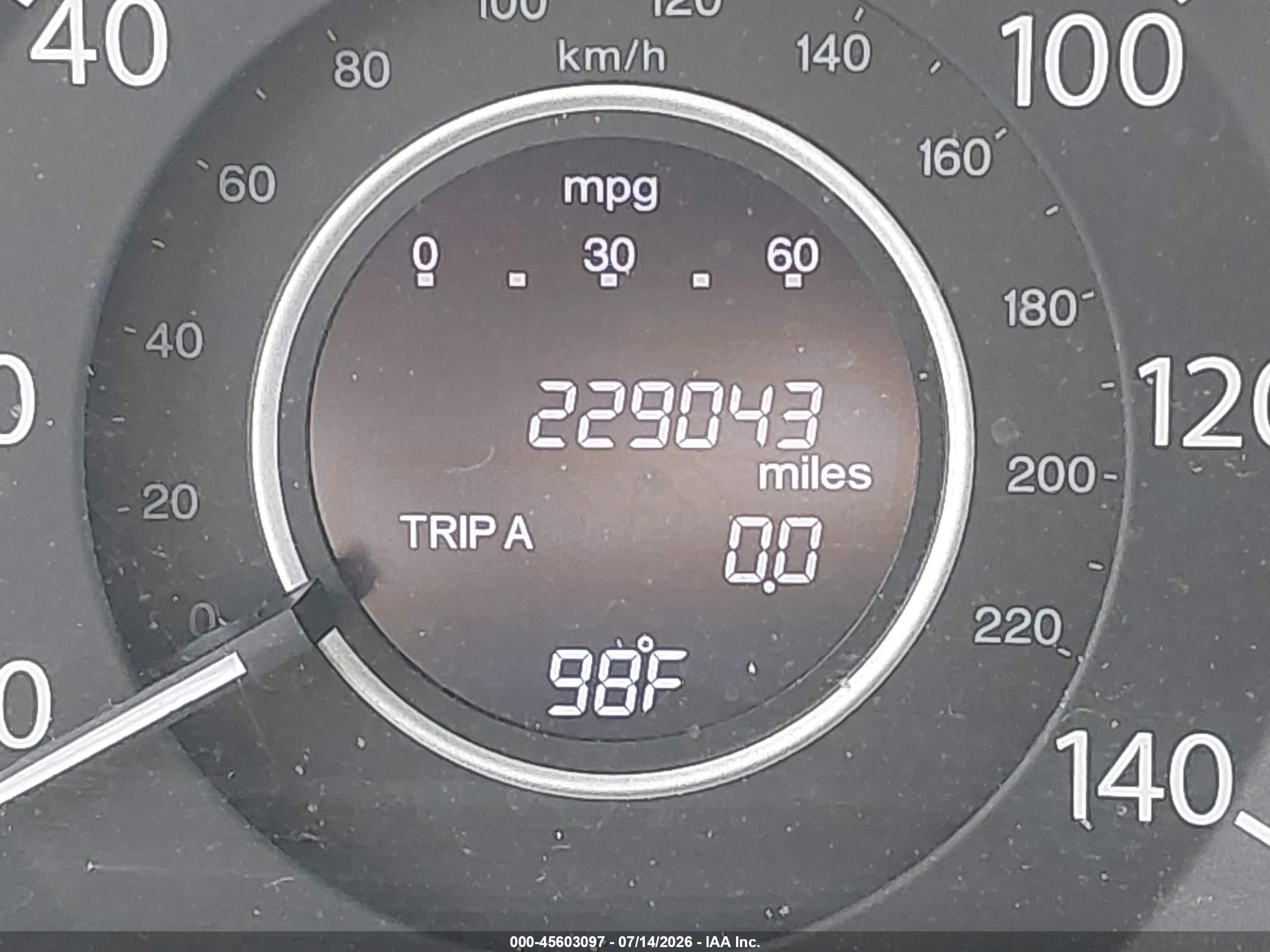 2014 Honda Cr-v Lx Gray vin: 5J6RM4H34EL038025