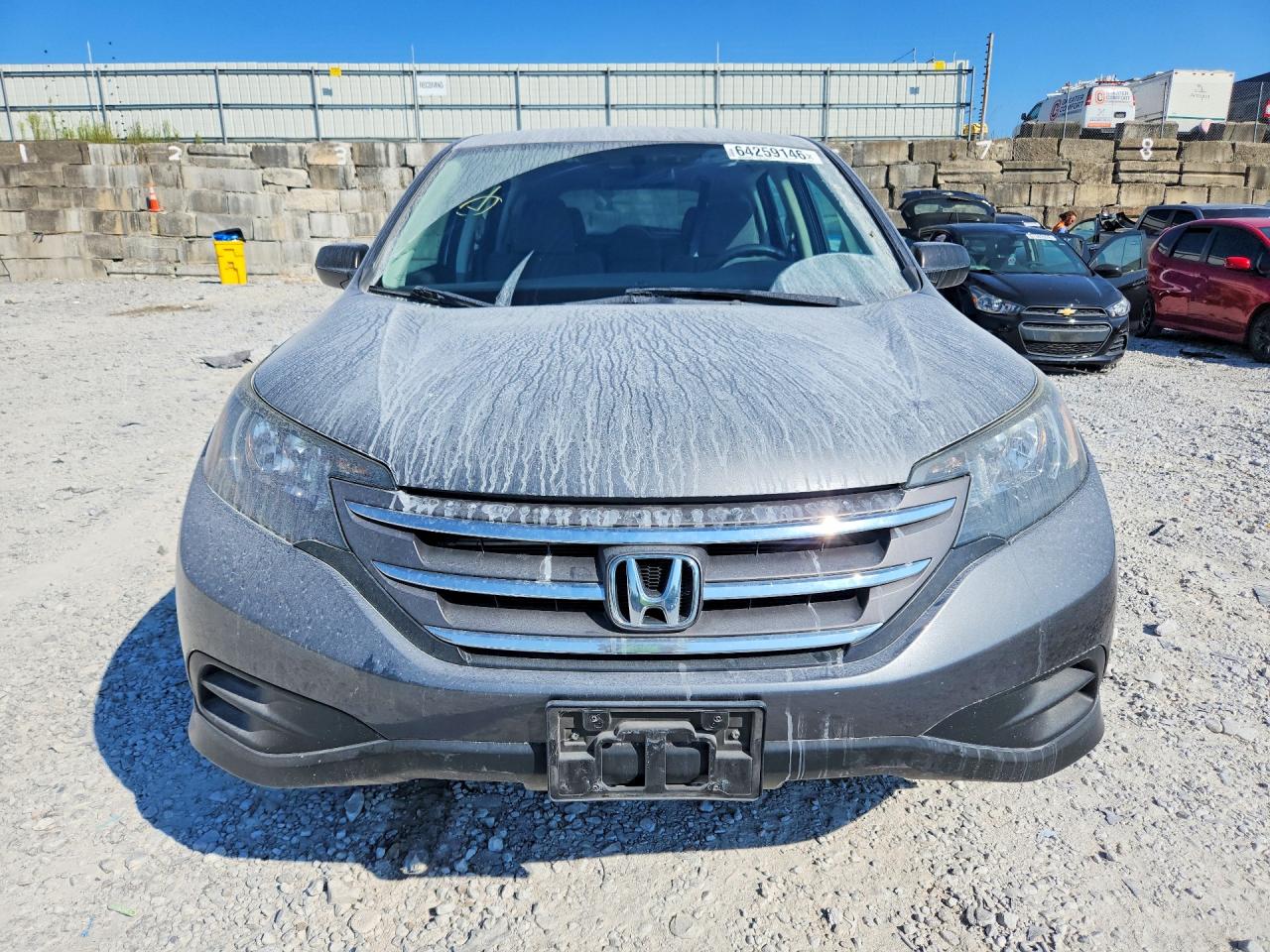 2014 Honda Cr-v Lx Gray vin: 5J6RM4H34EL081554