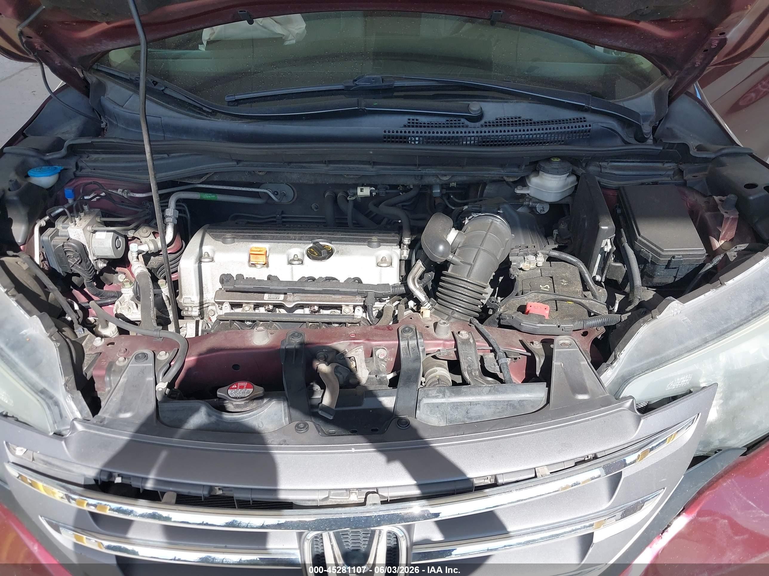 2014 Honda Cr-v Lx Red vin: 5J6RM4H34EL084843