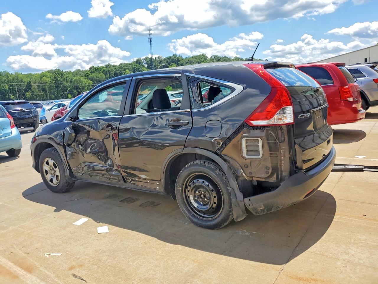 2014 Honda Cr-v Lx Black vin: 5J6RM4H34EL090268