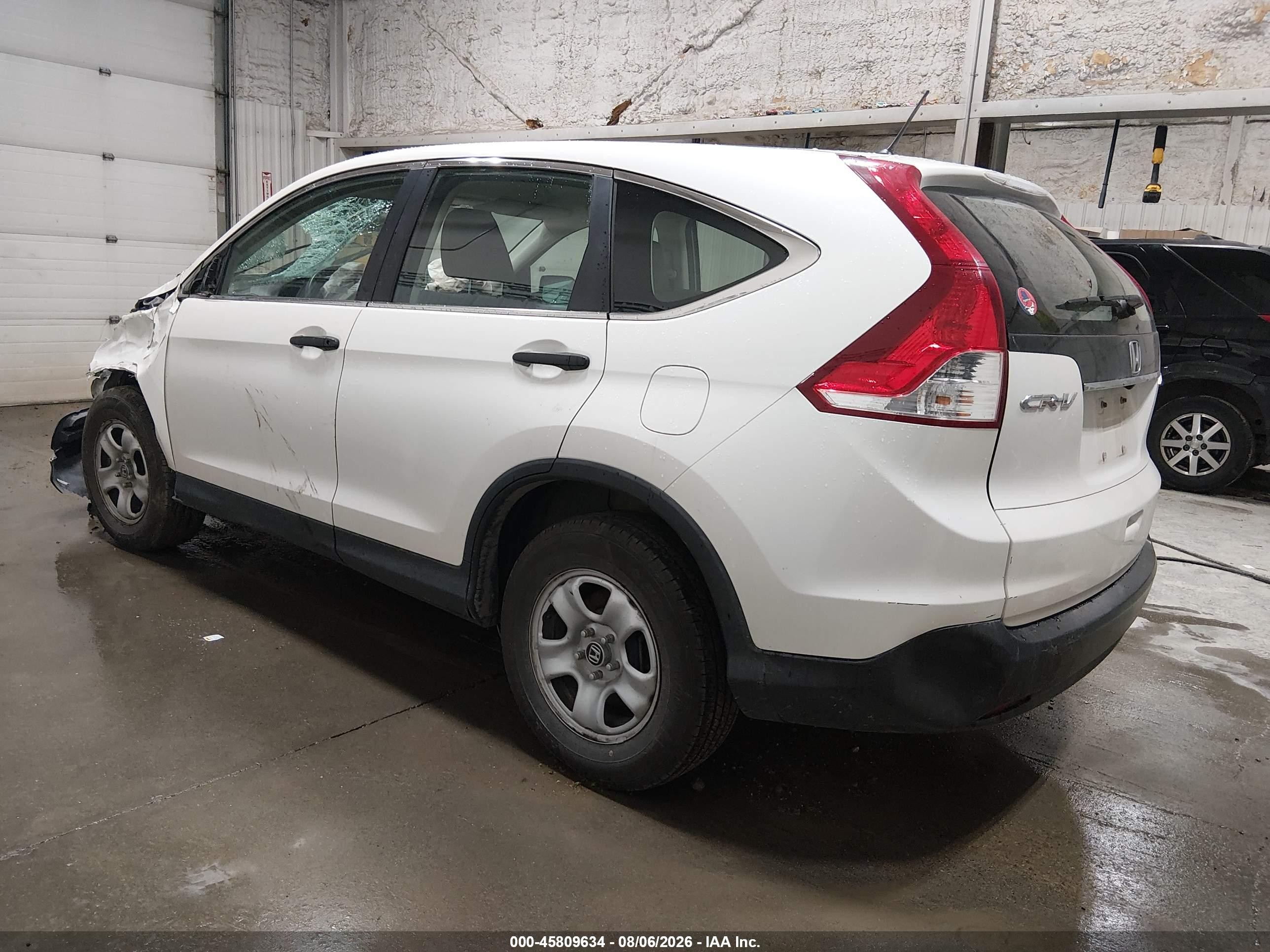 2014 Honda Cr-v Lx Белый vin: 5J6RM4H34EL102614