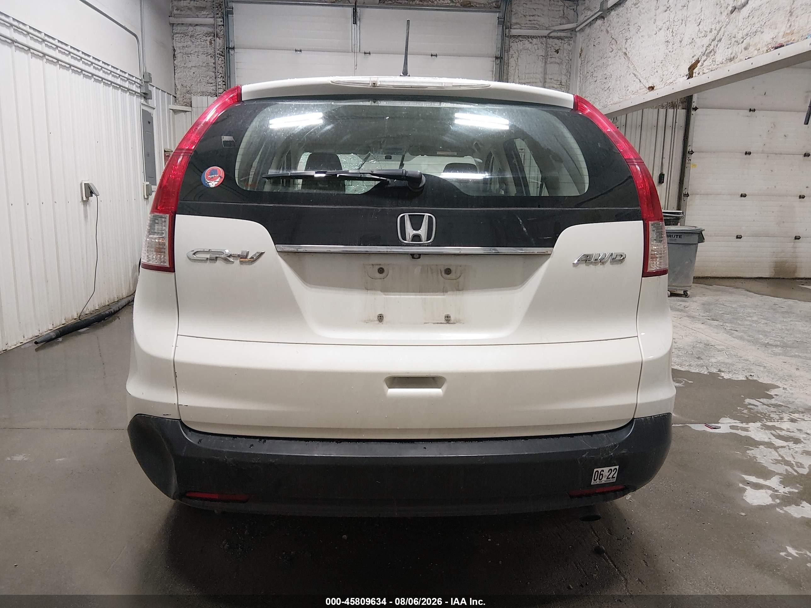 2014 Honda Cr-v Lx Белый vin: 5J6RM4H34EL102614