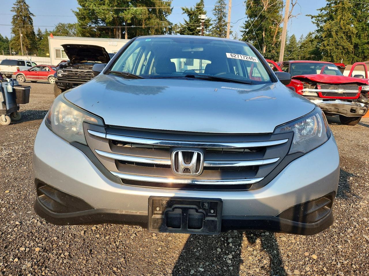 2014 Honda Cr-v Lx Silver vin: 5J6RM4H34EL103696