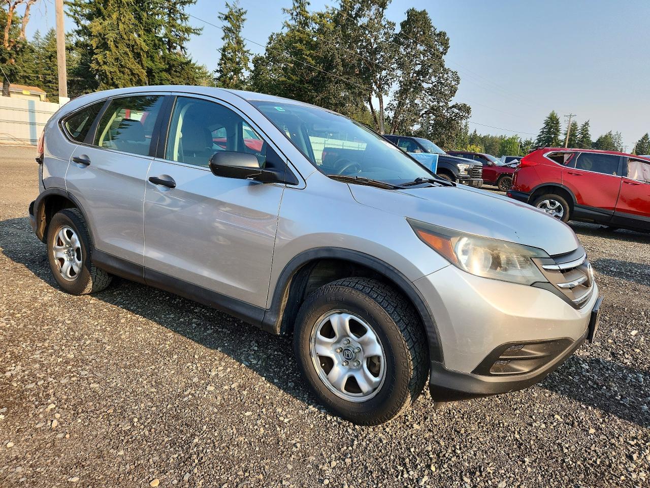 2014 Honda Cr-v Lx Silver vin: 5J6RM4H34EL103696