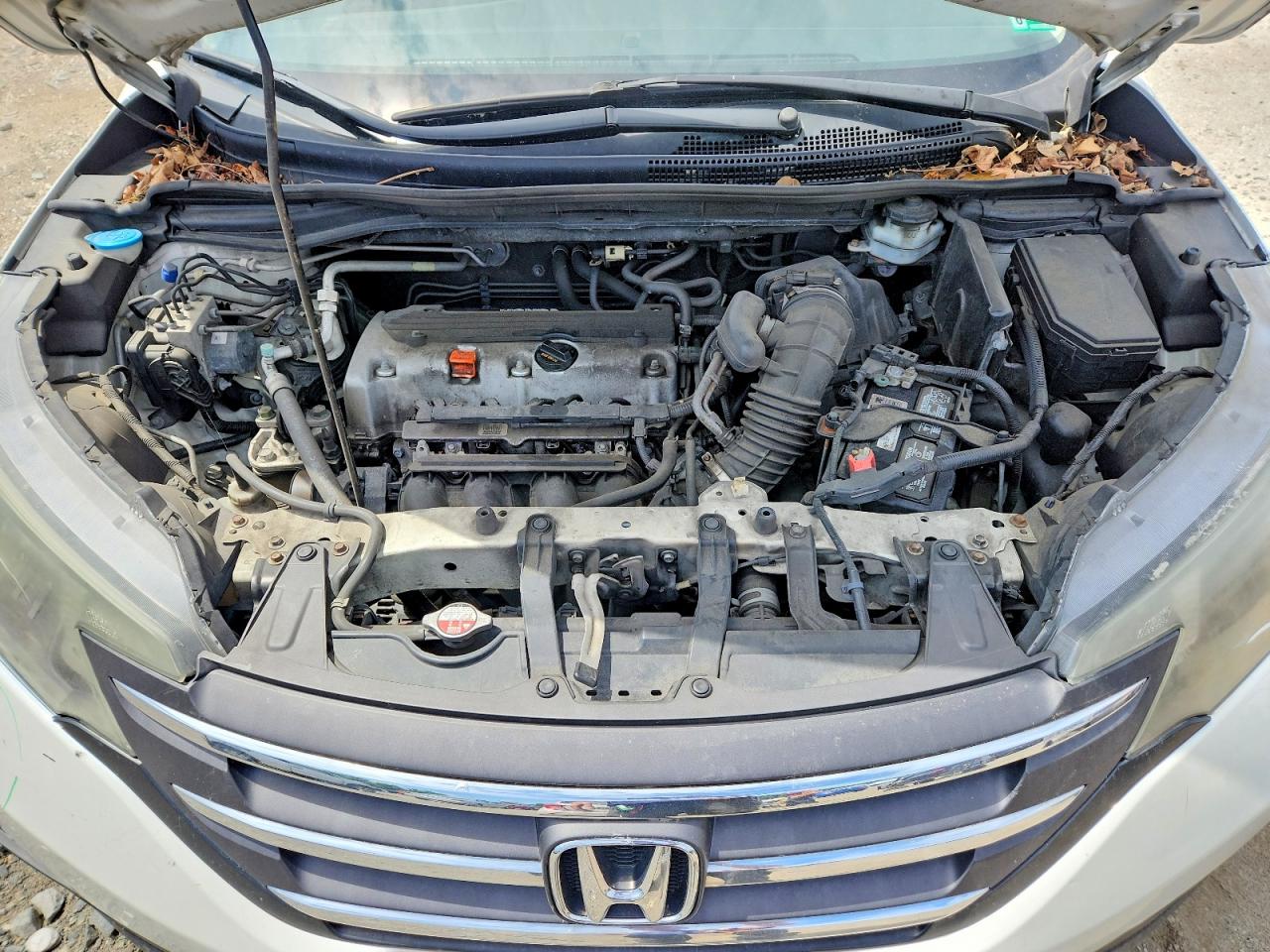 2014 Honda Cr-v Lx White vin: 5J6RM4H34EL110678