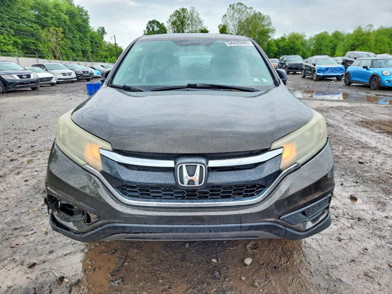 2015 Honda Cr-v Lx Silver vin: 5J6RM4H34FL012946