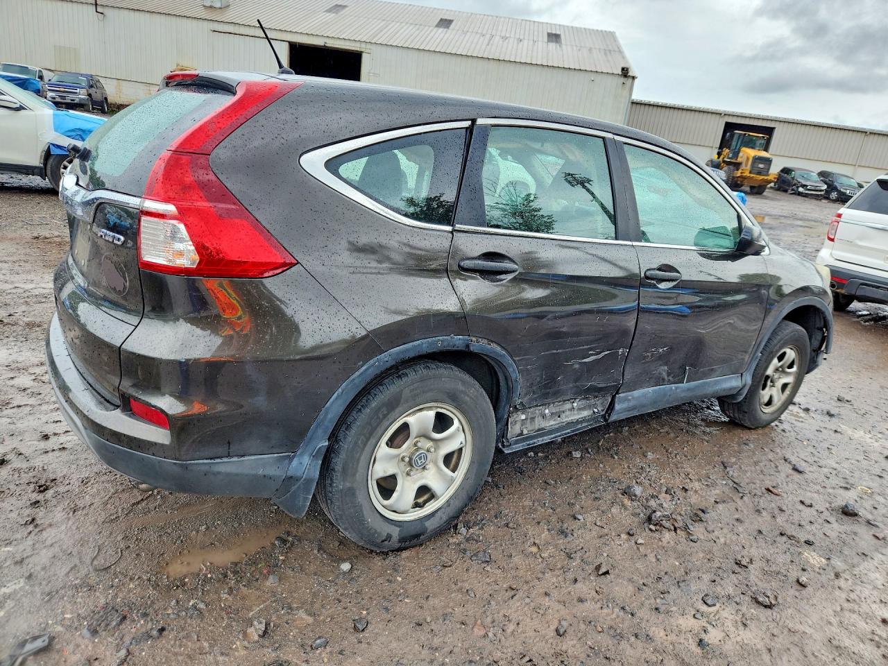 2015 Honda Cr-v Lx Silver vin: 5J6RM4H34FL012946