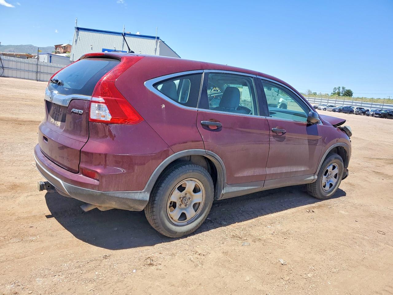 2015 Honda Cr-v Lx Black vin: 5J6RM4H34FL069390
