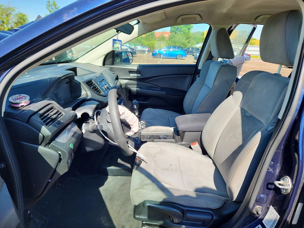 2015 Honda Cr-v Lx Blue vin: 5J6RM4H34FL099893