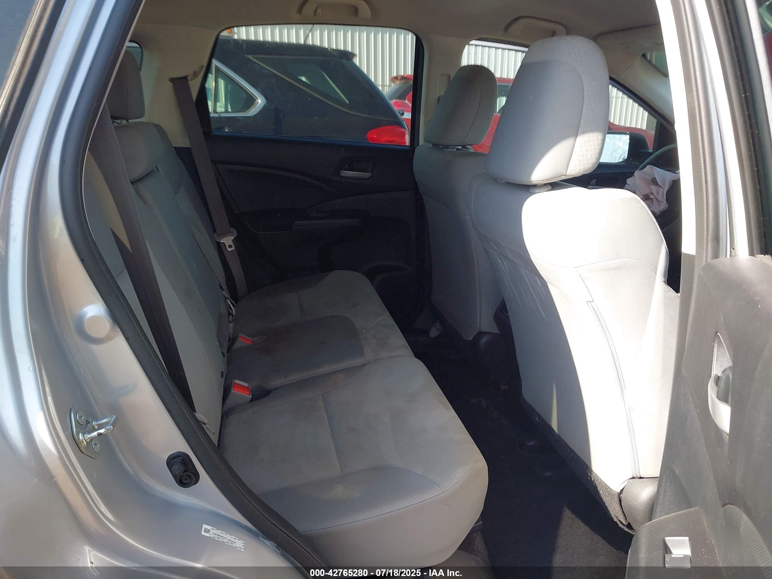 2015 Honda Cr-v Lx Серебряный vin: 5J6RM4H34FL100430