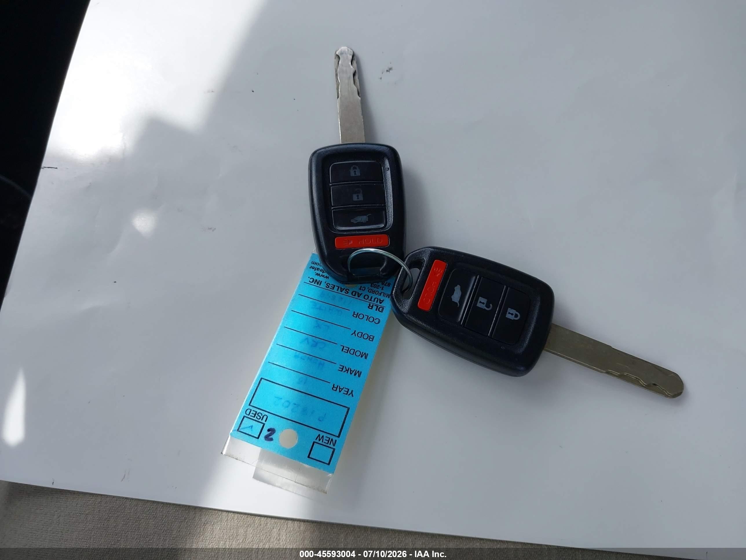 2015 Honda Cr-v Lx White vin: 5J6RM4H34FL116899