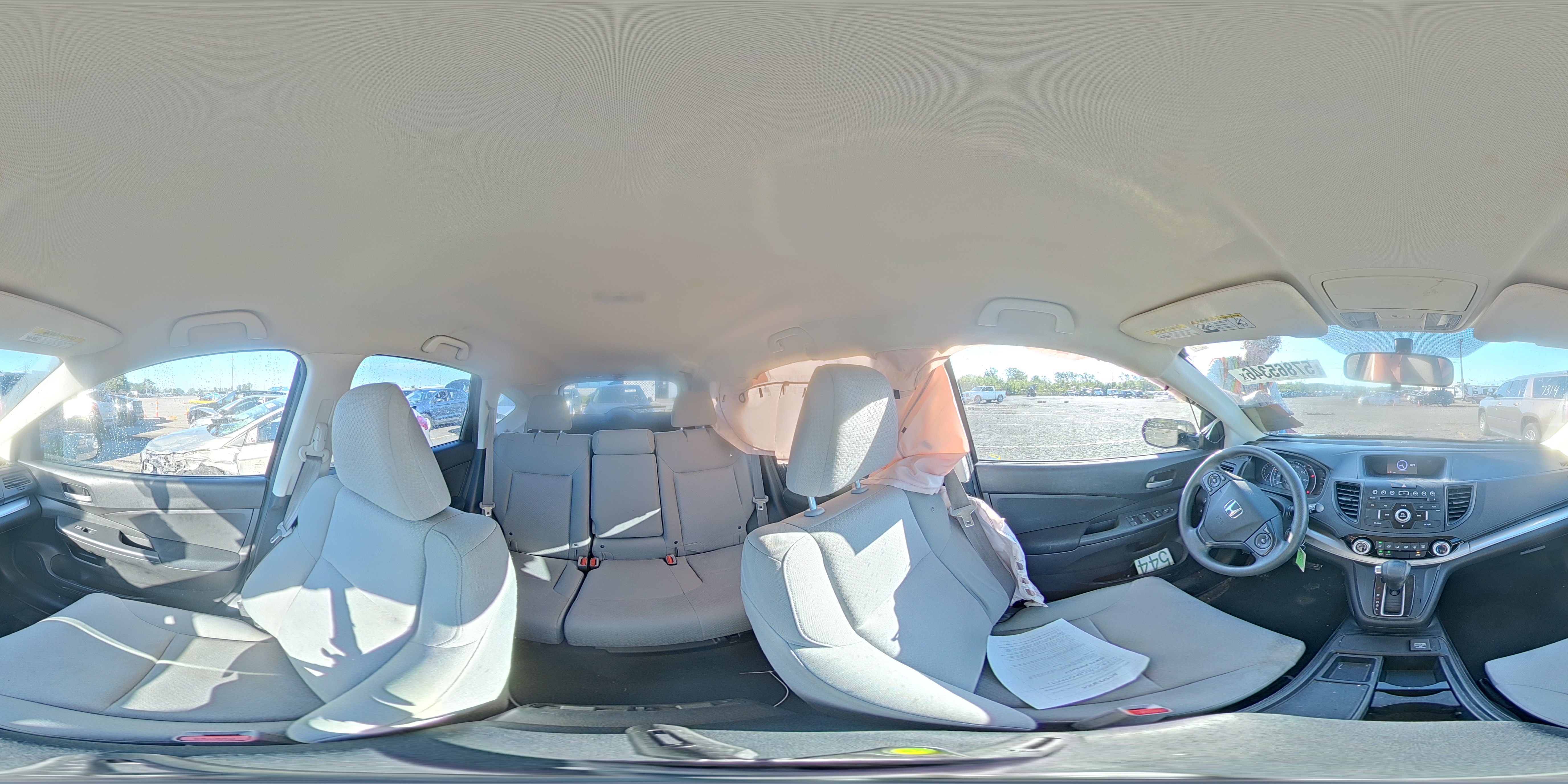 2015 Honda Cr-v Lx Серебряный vin: 5J6RM4H34FL125621