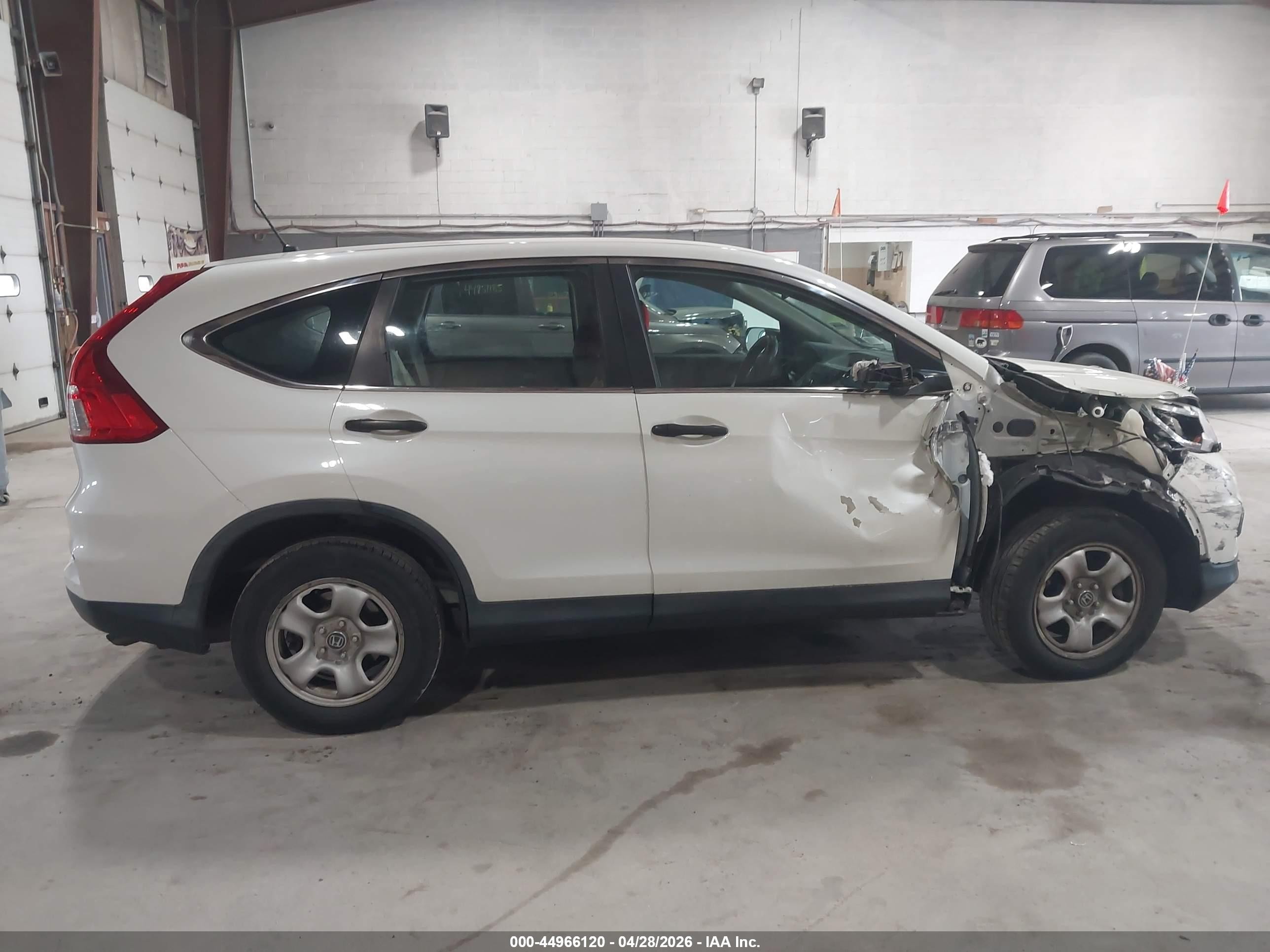 2015 Honda Cr-v Lx White vin: 5J6RM4H34FL127644