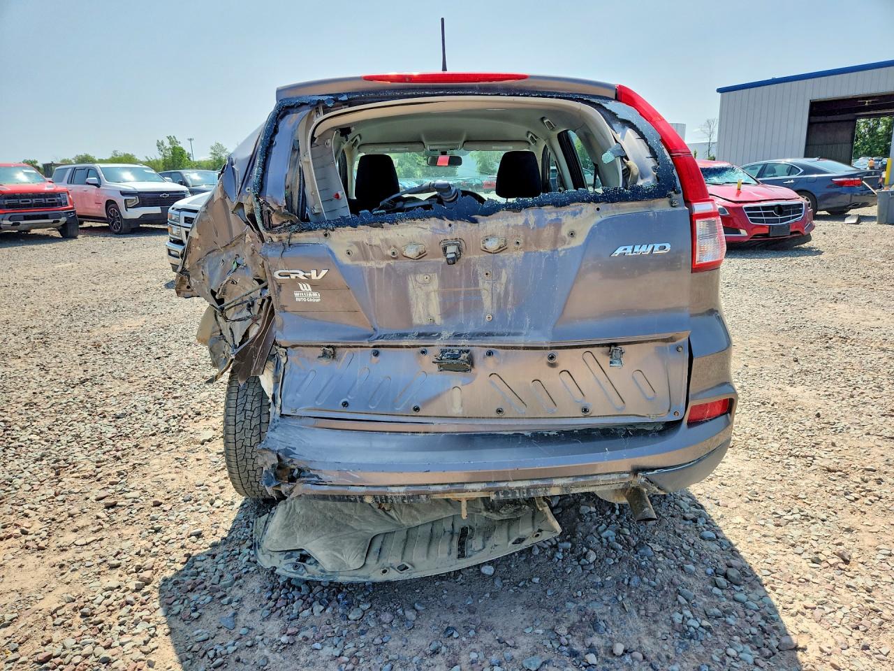 2015 Honda Cr-v Lx Серый vin: 5J6RM4H34FL132018