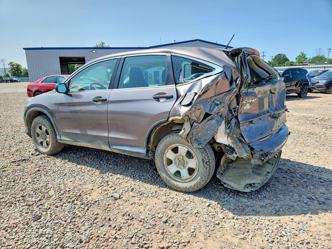 2015 Honda Cr-v Lx Серый vin: 5J6RM4H34FL132018
