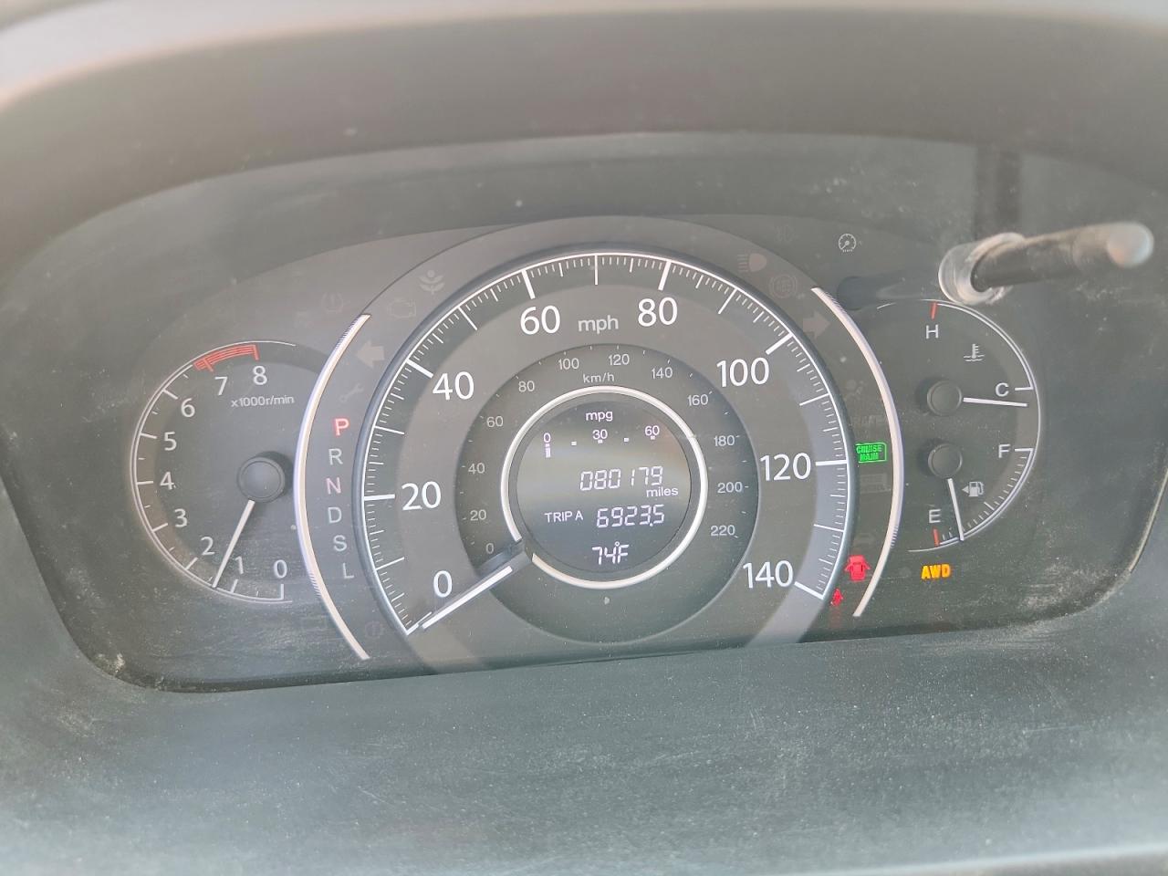 2015 Honda Cr-v Lx Серый vin: 5J6RM4H34FL132018