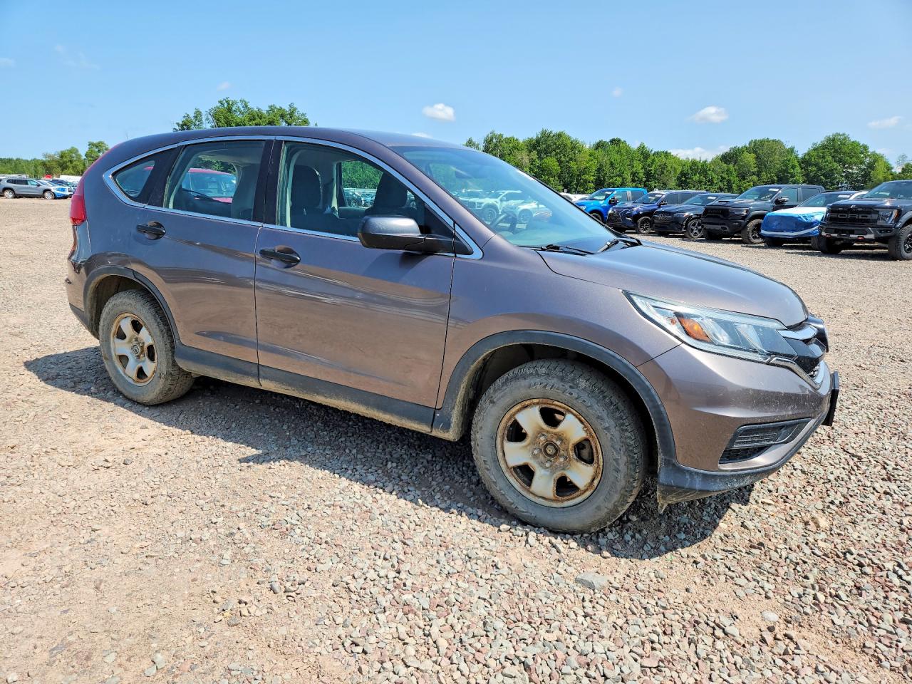 2015 Honda Cr-v Lx Серый vin: 5J6RM4H34FL132018