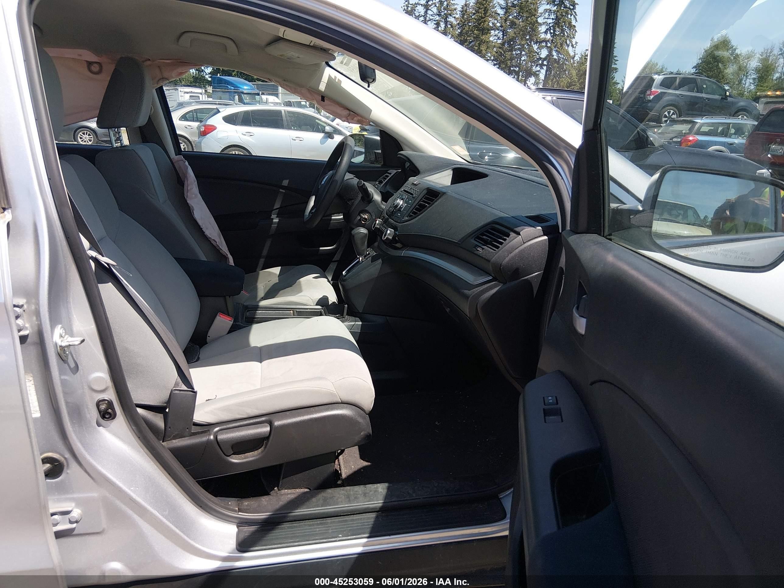 2016 Honda Cr-v Lx Silver vin: 5J6RM4H34GL049805