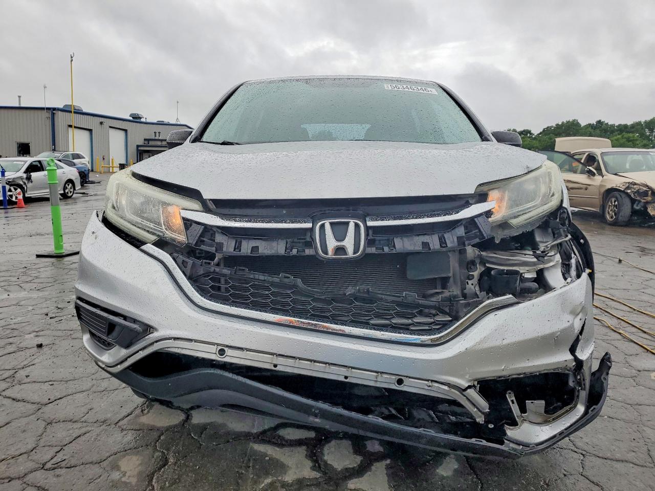 2016 Honda Cr-v Lx Silver vin: 5J6RM4H34GL078124