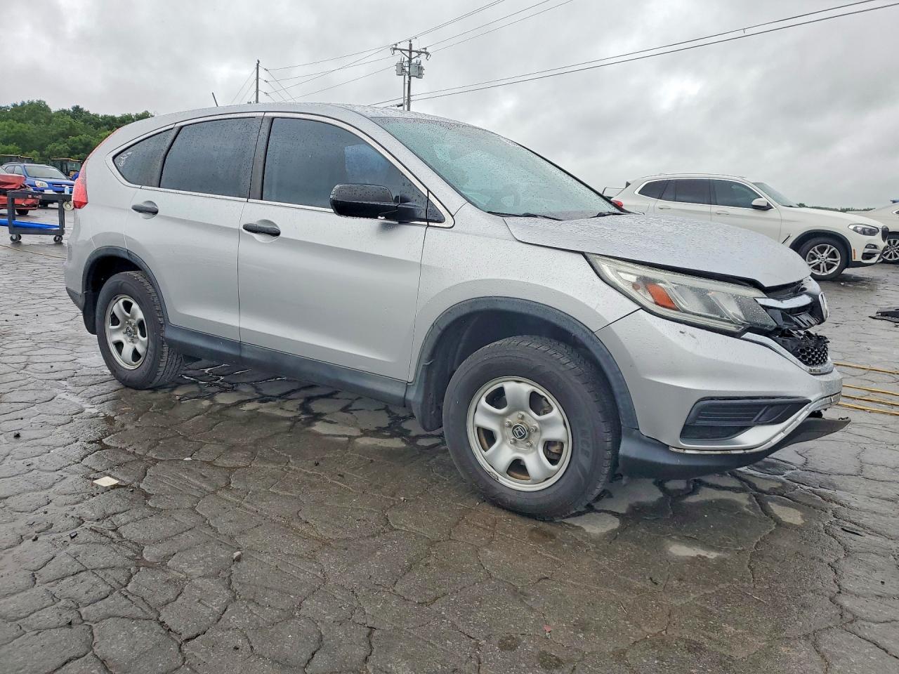2016 Honda Cr-v Lx Silver vin: 5J6RM4H34GL078124