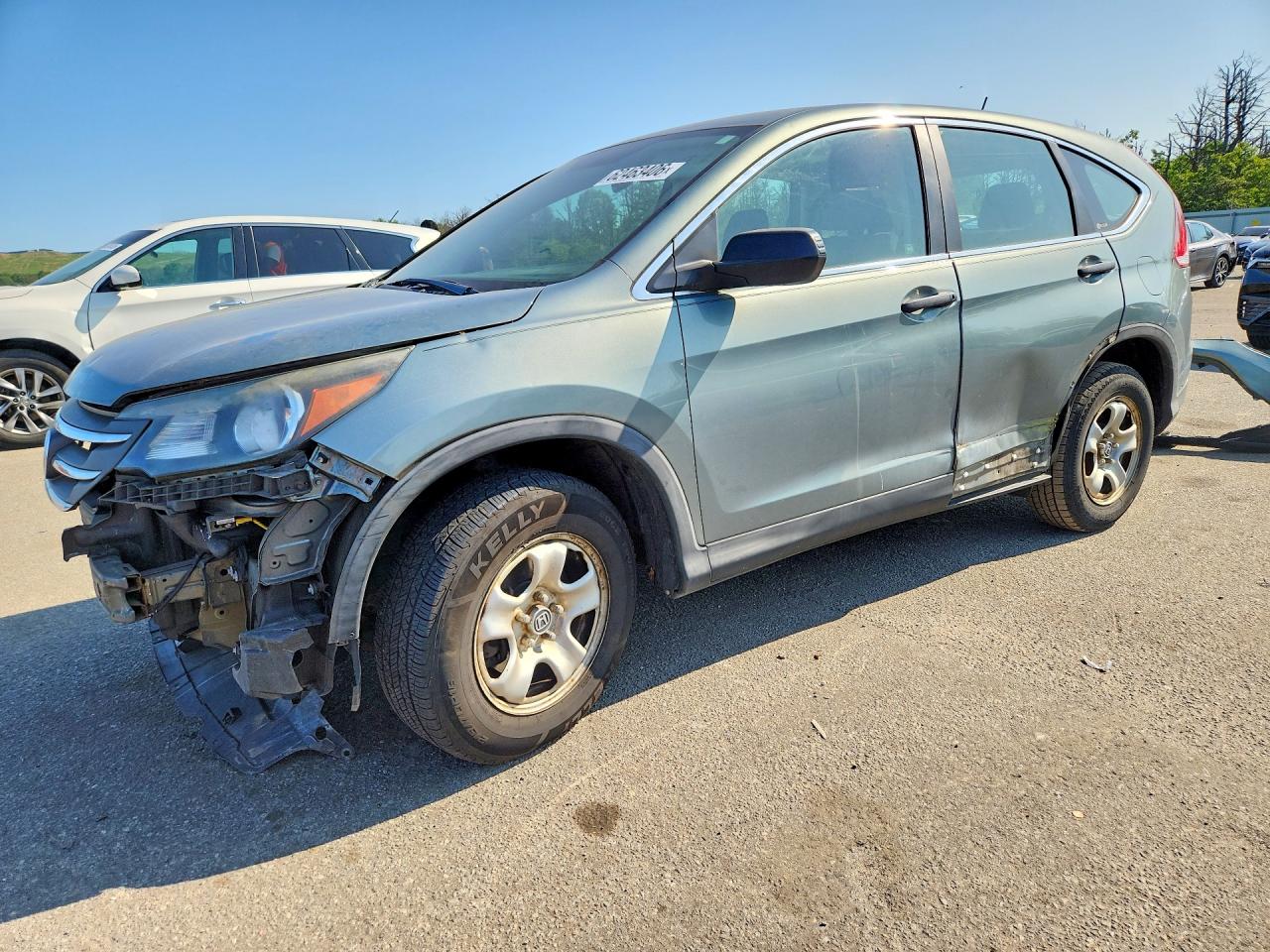 2012 Honda Cr-v Lx Teal vin: 5J6RM4H35CL017133