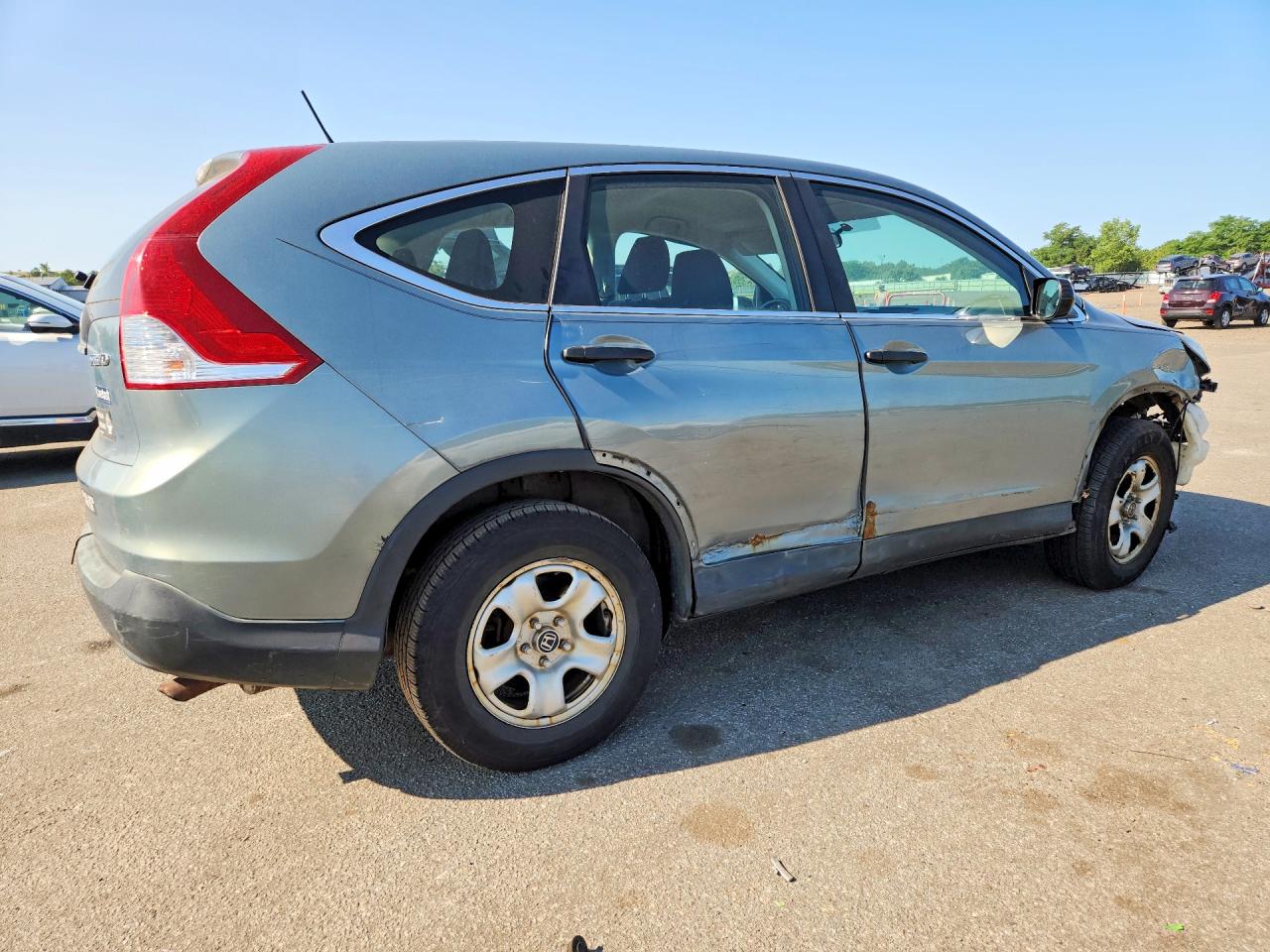 2012 Honda Cr-v Lx Teal vin: 5J6RM4H35CL017133