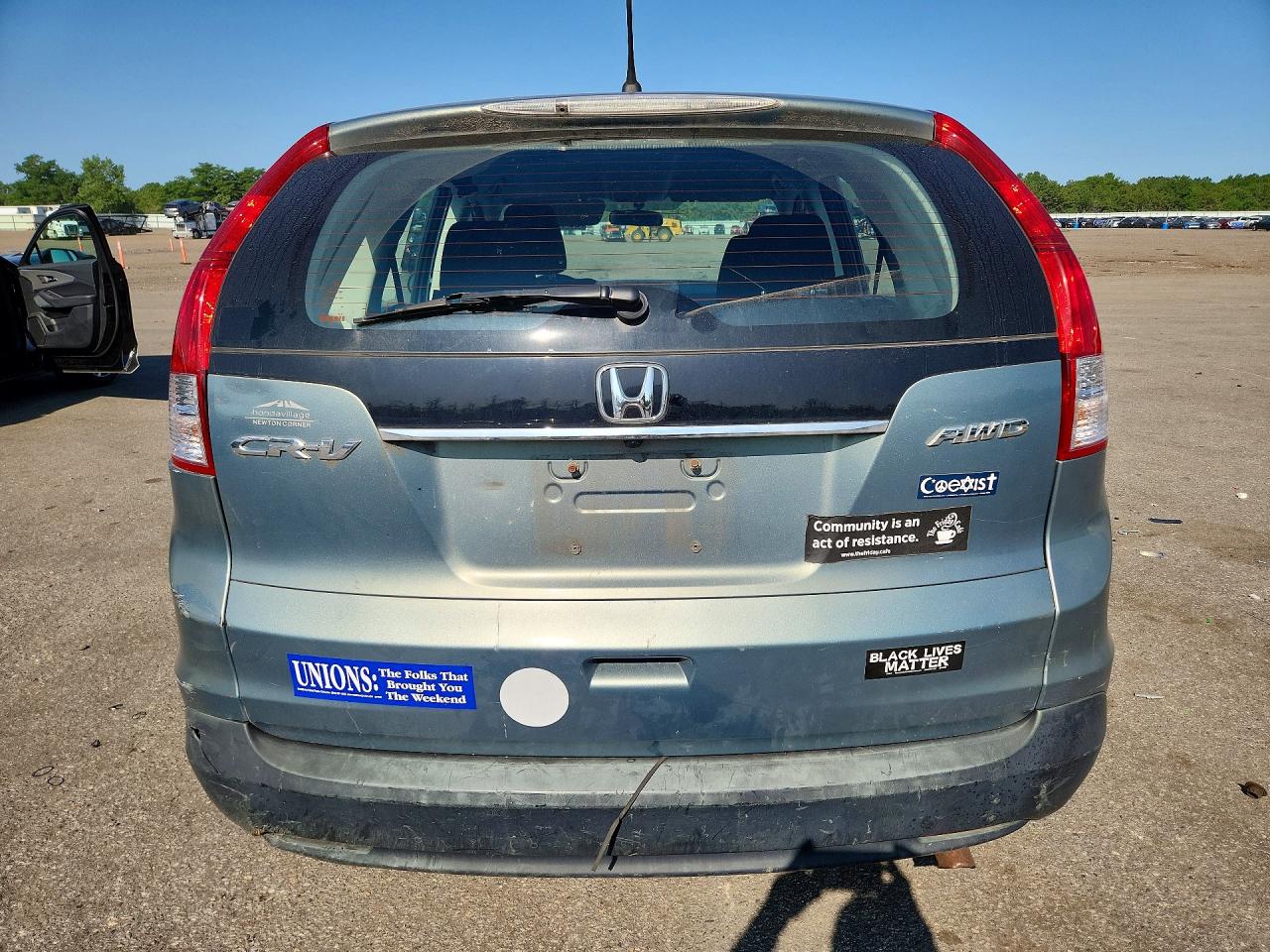2012 Honda Cr-v Lx Teal vin: 5J6RM4H35CL017133