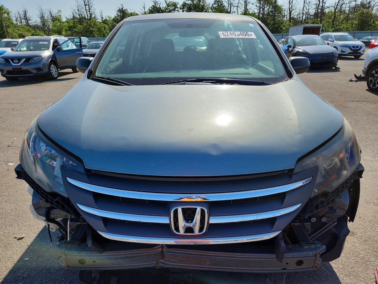 2012 Honda Cr-v Lx Teal vin: 5J6RM4H35CL017133