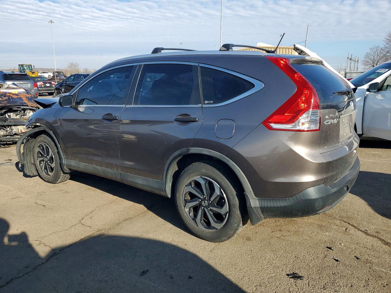 2012 Honda Cr-v Lx Gray vin: 5J6RM4H35CL074030