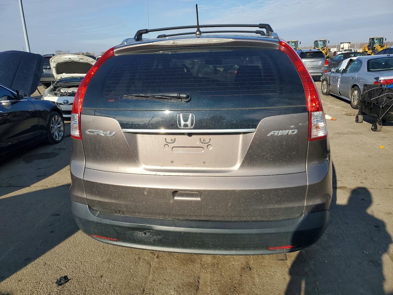 2012 Honda Cr-v Lx Gray vin: 5J6RM4H35CL074030