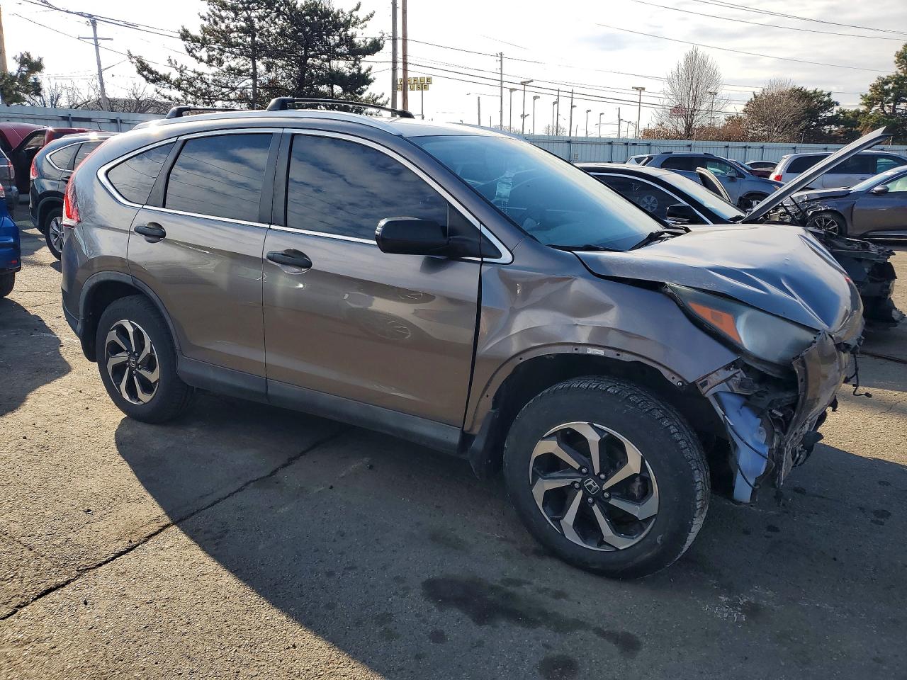 2012 Honda Cr-v Lx Gray vin: 5J6RM4H35CL074030