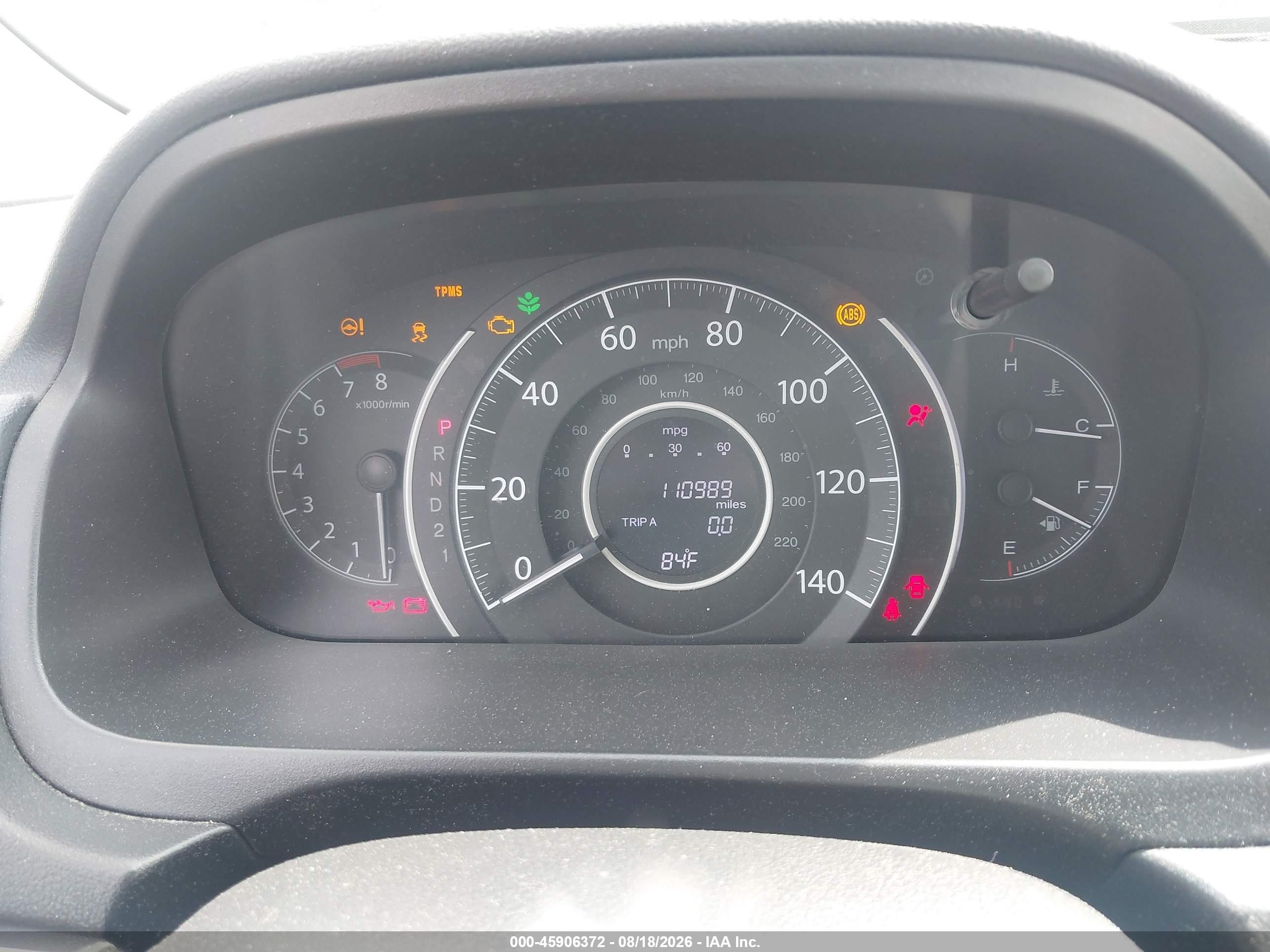 2013 Honda Cr-v Lx Light Blue vin: 5J6RM4H35DL043197