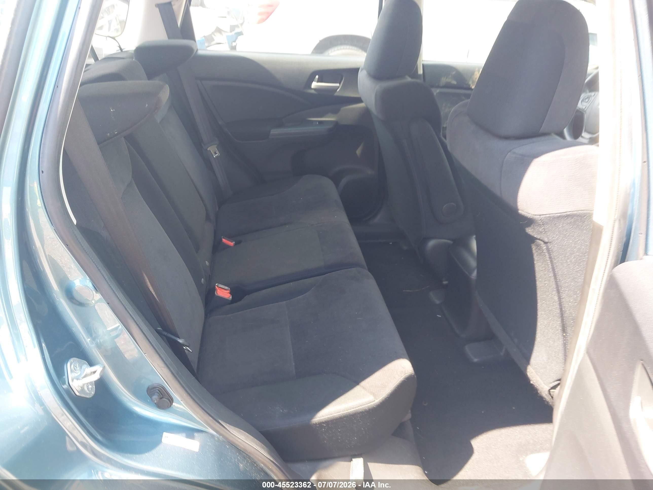 2013 Honda Cr-v Lx Turquoise vin: 5J6RM4H35DL055124