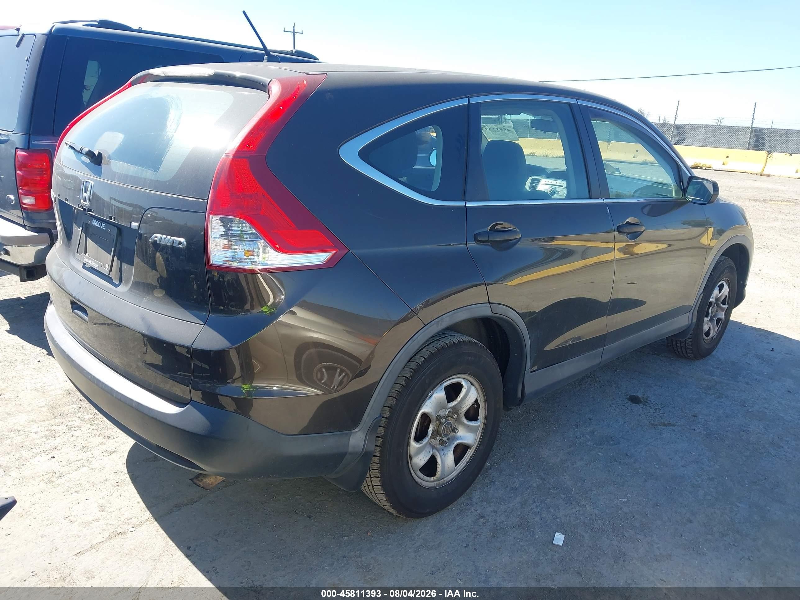 2013 Honda Cr-v Lx Dark Brown vin: 5J6RM4H35DL057827