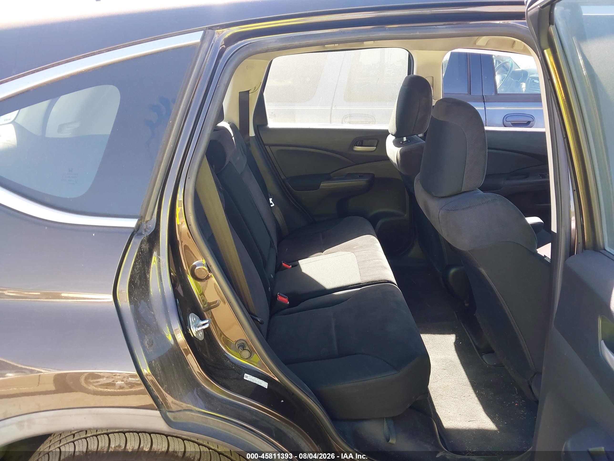 2013 Honda Cr-v Lx Dark Brown vin: 5J6RM4H35DL057827