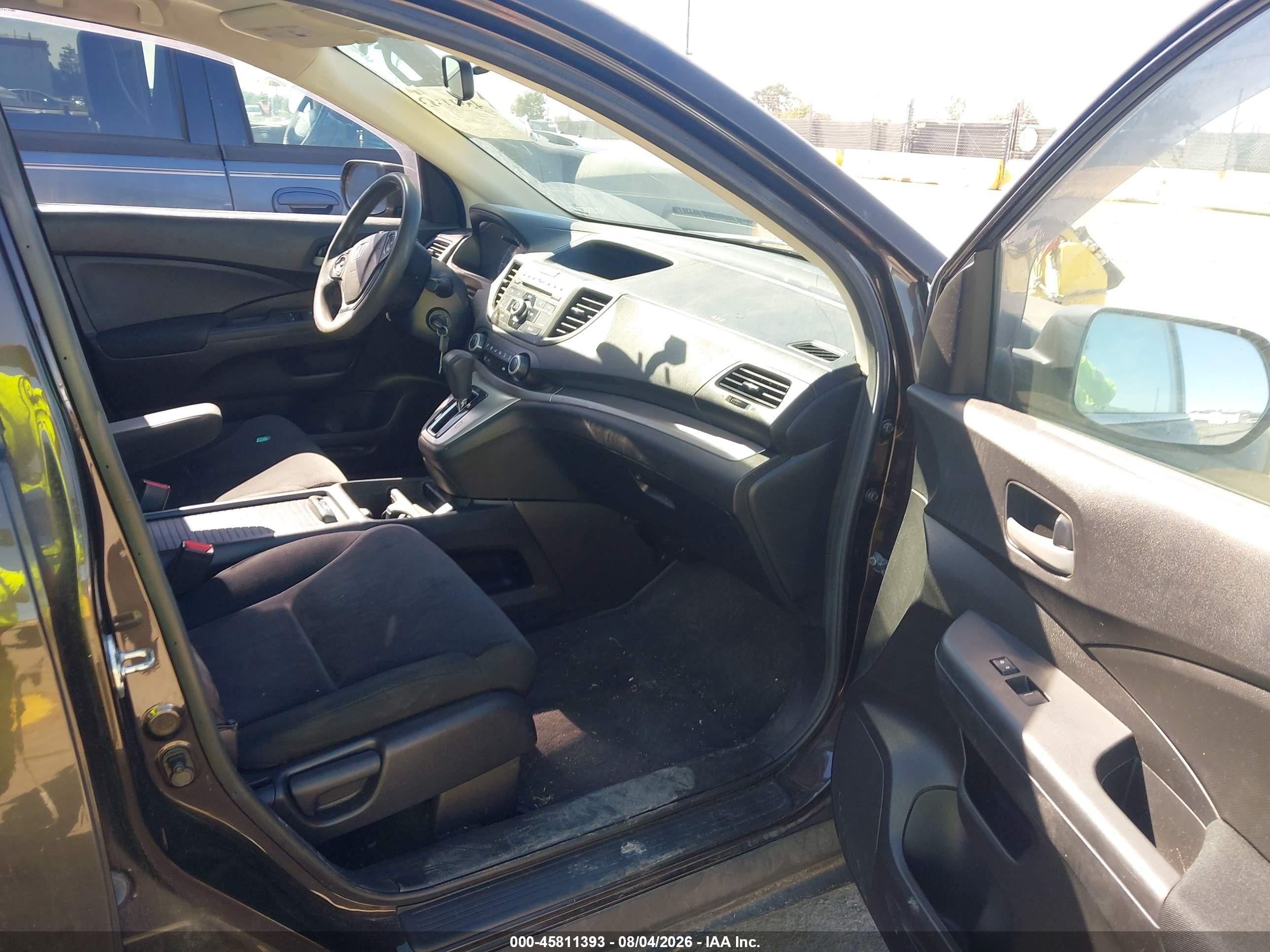 2013 Honda Cr-v Lx Dark Brown vin: 5J6RM4H35DL057827