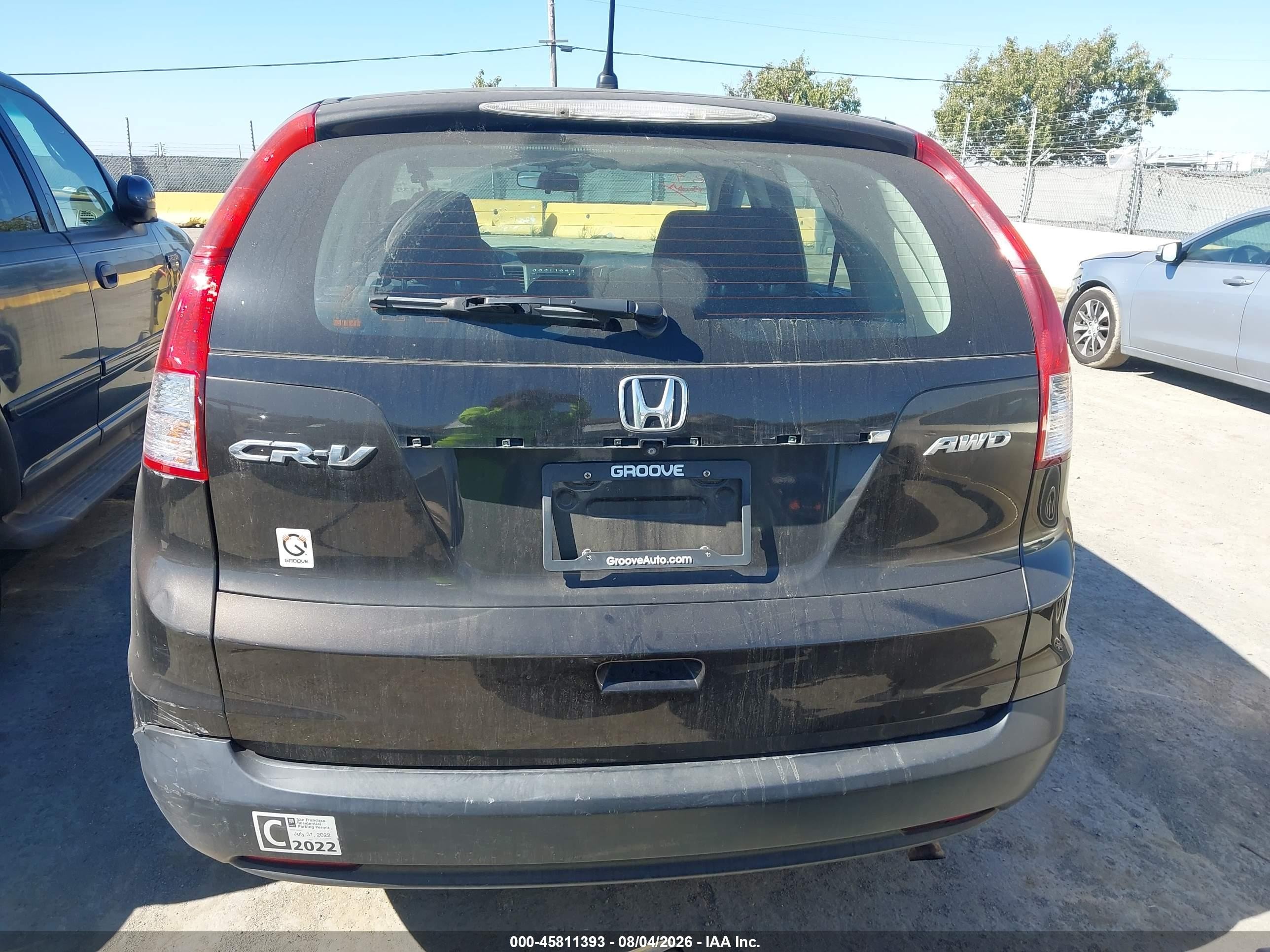2013 Honda Cr-v Lx Dark Brown vin: 5J6RM4H35DL057827