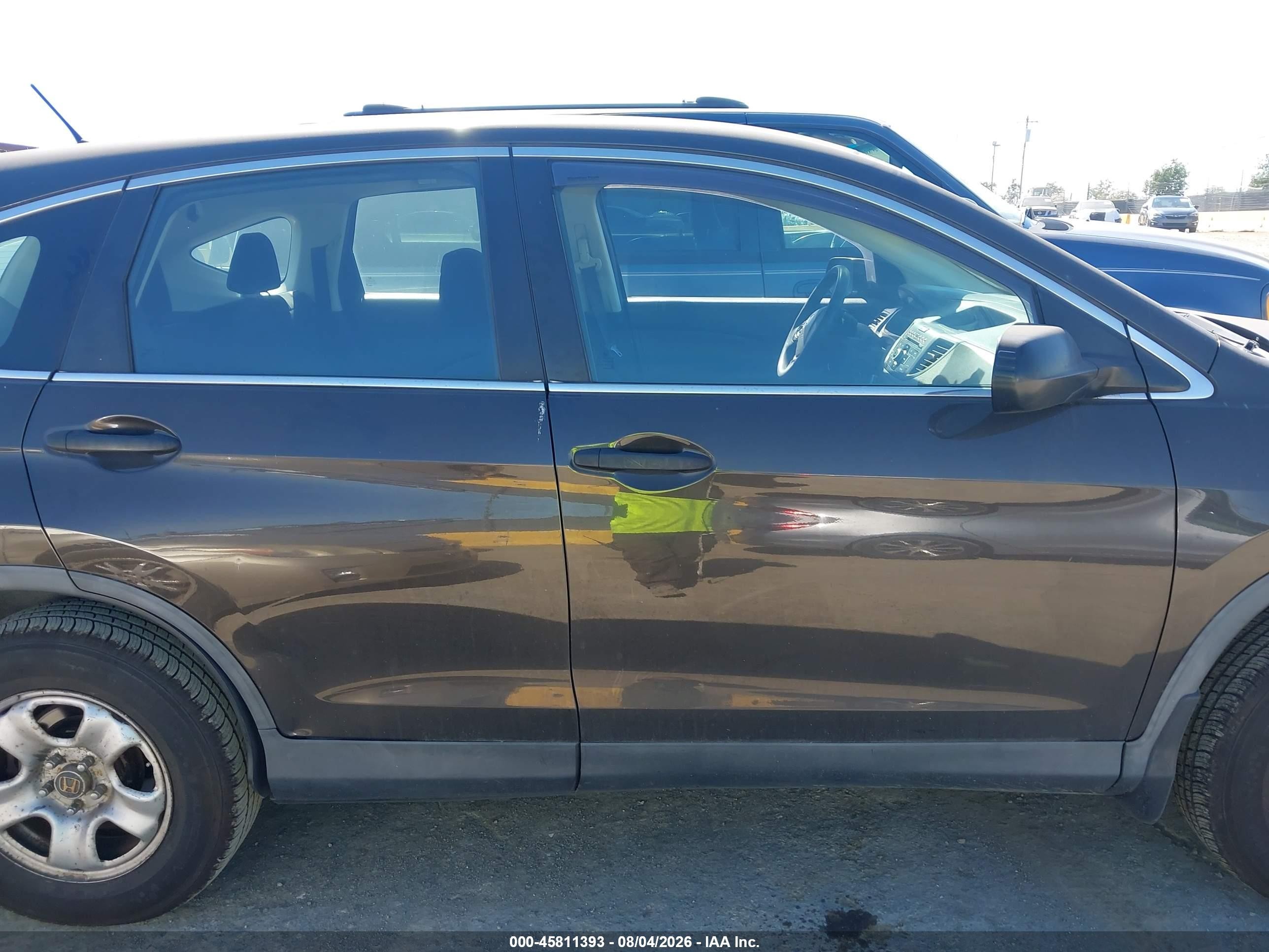 2013 Honda Cr-v Lx Dark Brown vin: 5J6RM4H35DL057827