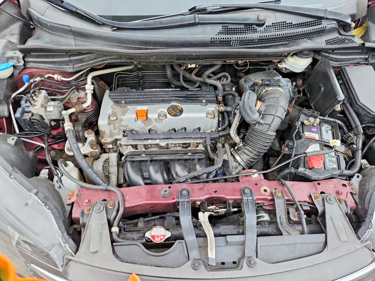 2013 Honda Cr-v Lx Maroon vin: 5J6RM4H35DL058749