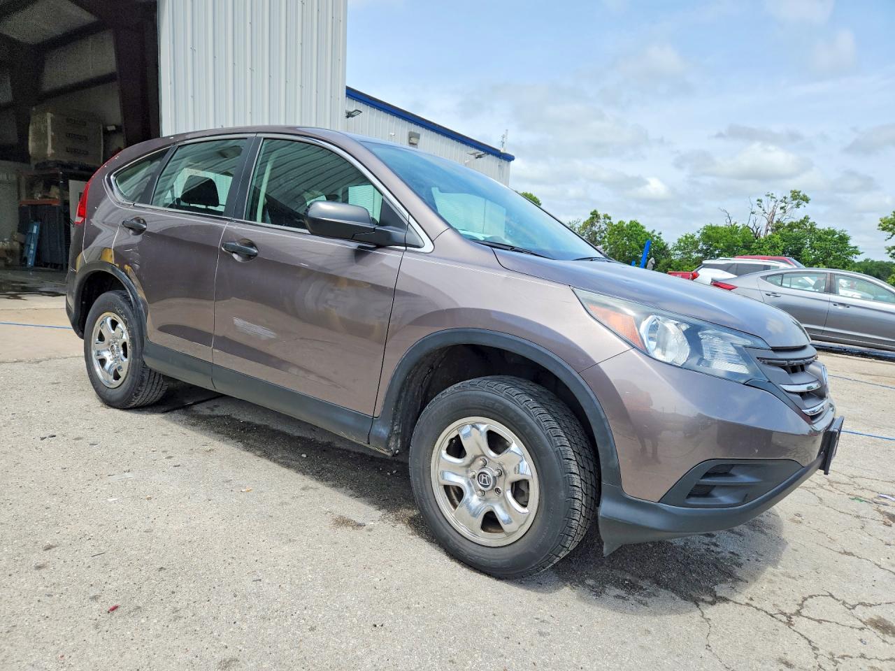 2013 Honda Cr-v Lx Gray vin: 5J6RM4H35DL075289